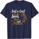 Just a Girl Who Loves Jesus and Horses Christian Believers T-Shirt - T-Shirt | Navy
