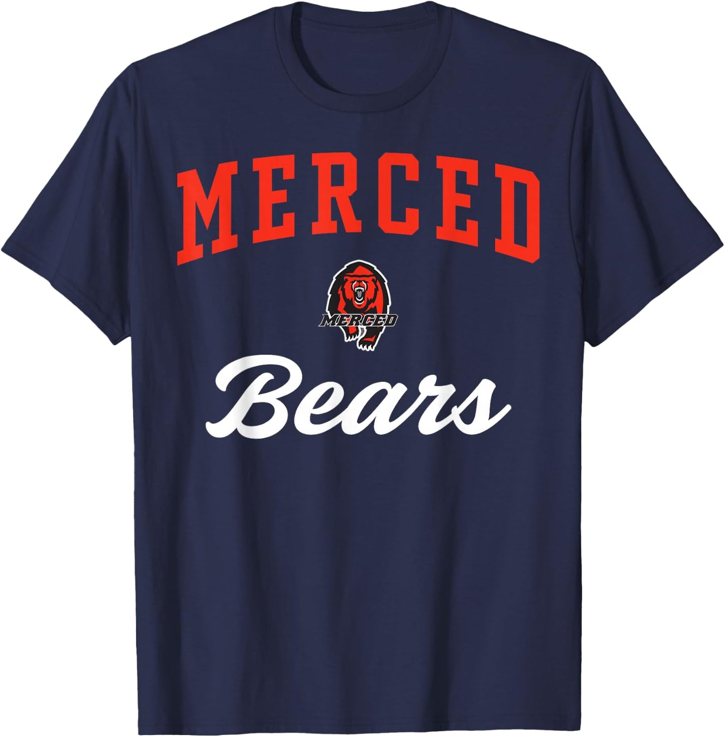 Merced High School Bears C3 T-Shirt - T-Shirt | Navy
