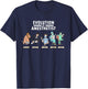 Funny Anesthesia T shirt Evolution of Anesthesia Gift T-Shirt - T-Shirt | Navy