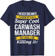 Carwash Manager Funny Gift T-Shirt - T-Shirt | Navy
