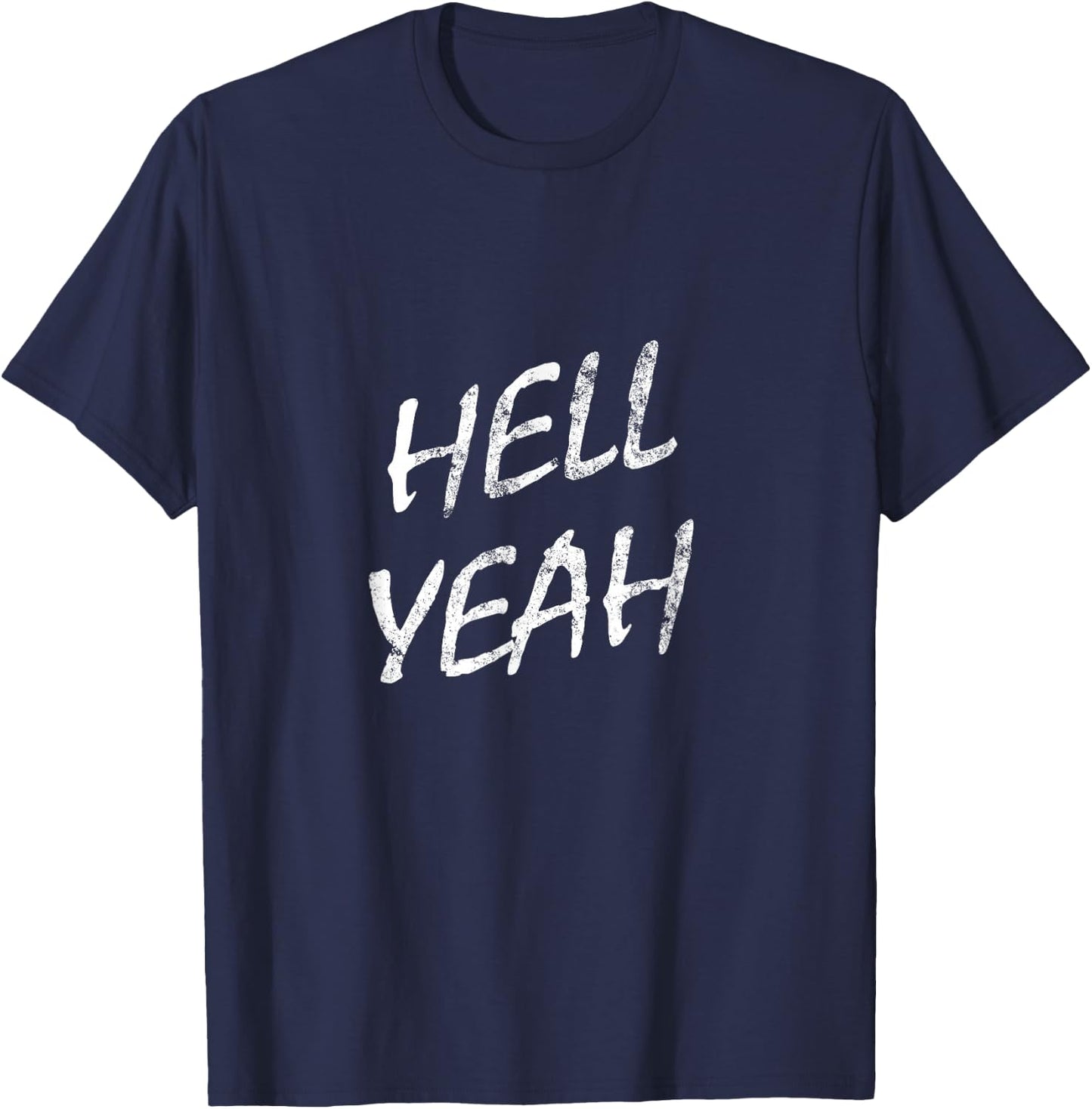 Hell Yeah - Light Design T-Shirt - T-Shirt | Navy