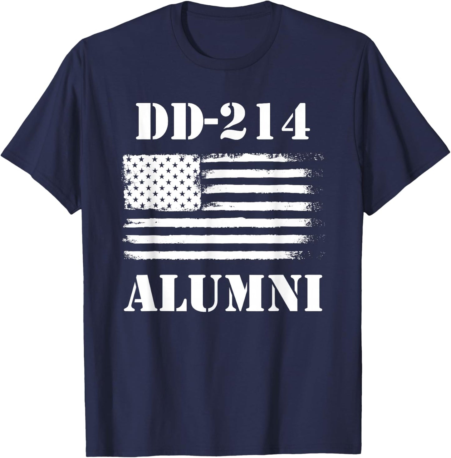 DD 214 Alumni - Veteran Gift Retired American Soldier T-Shirt - T-Shirt | Navy