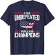 Undefeated 2 Time World War Champions T Shirt 4th July T-Shirt - T-Shirt | Navy