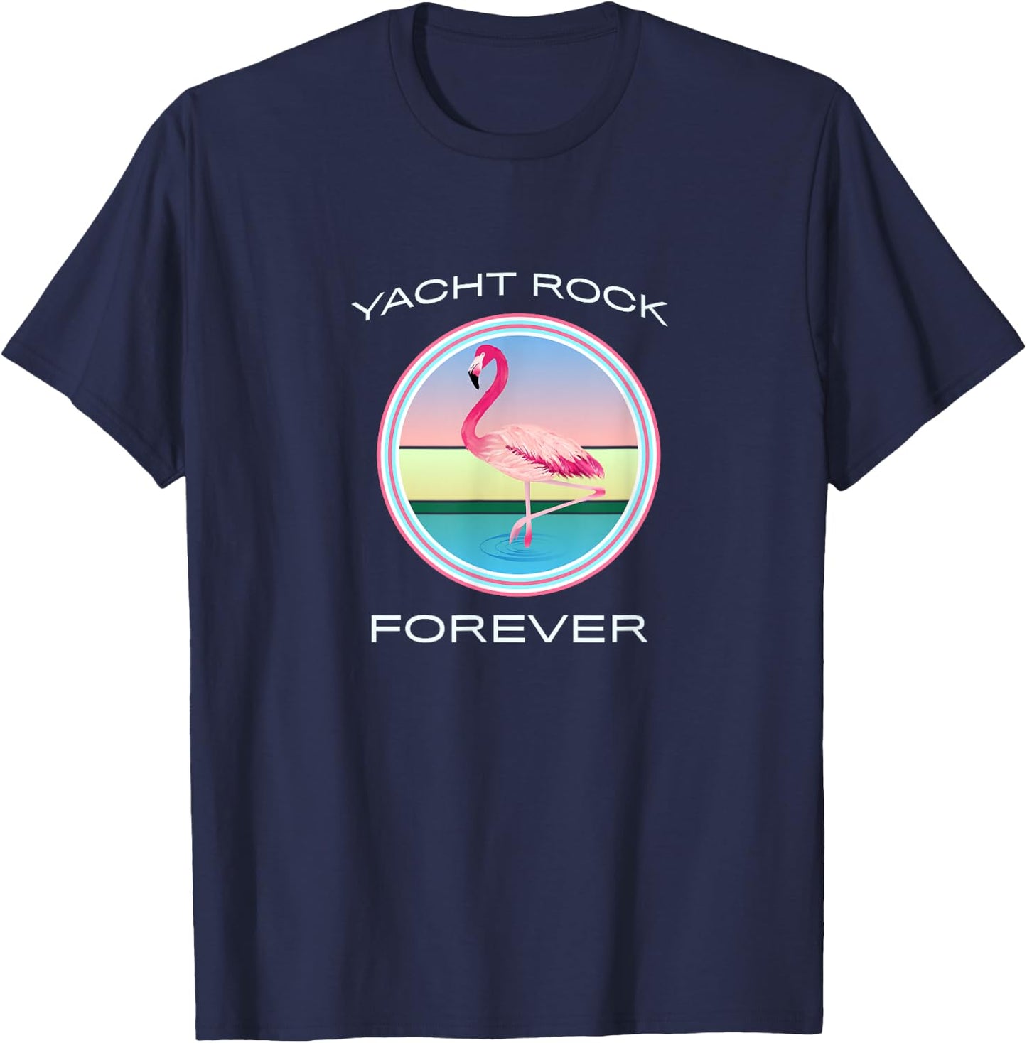 Yacht Rock Forever 80s Retro Style T-Shirt - T-Shirt | Navy