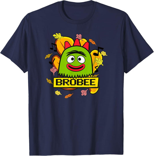 Yo Gabba Gabba - Classic Brobee 02 T-Shirt - T-Shirt | Navy