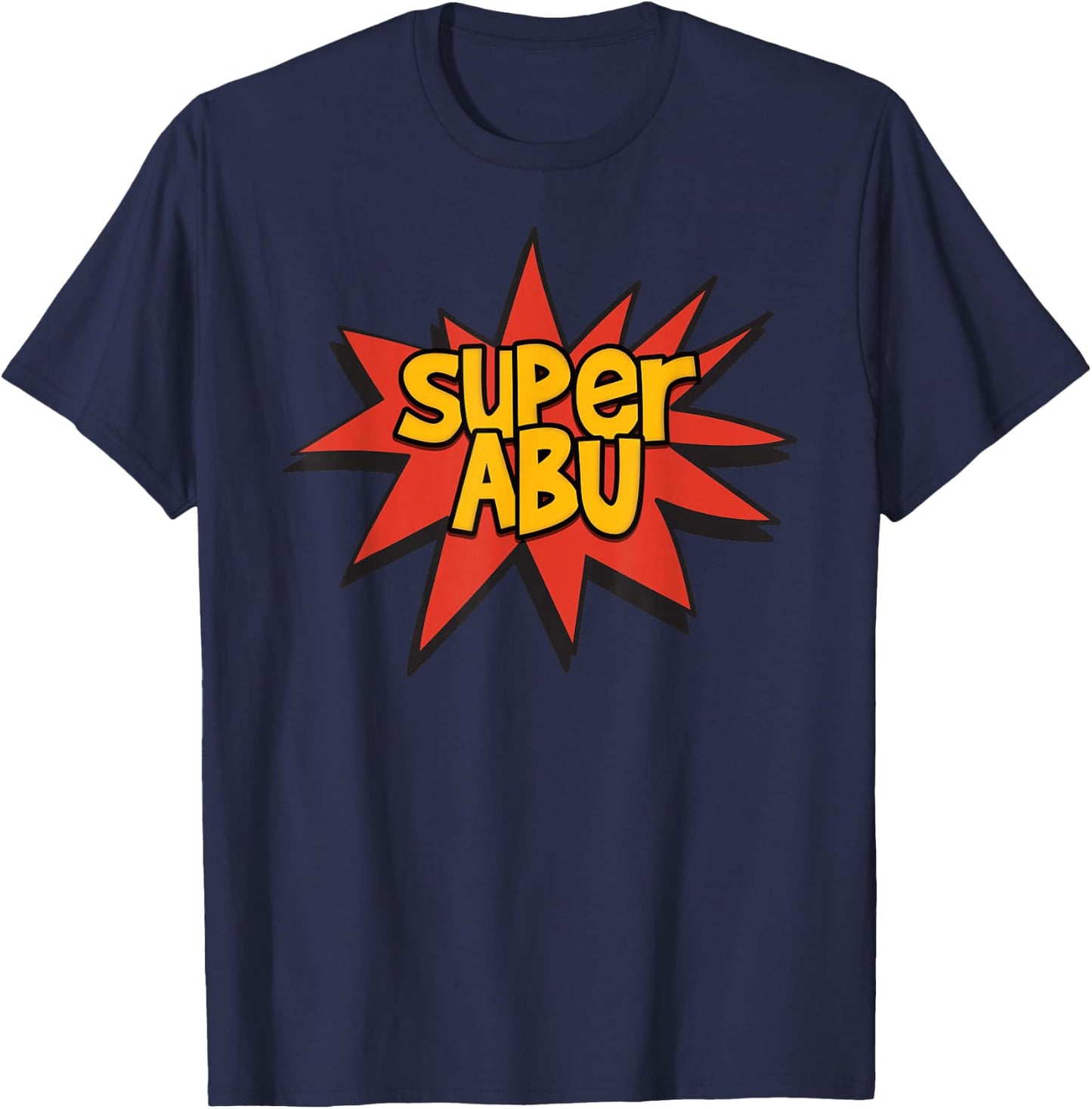 Spanish Grandparent - Super Abu Superhero Abuelo / Abuela T-Shirt - T-Shirt | Navy