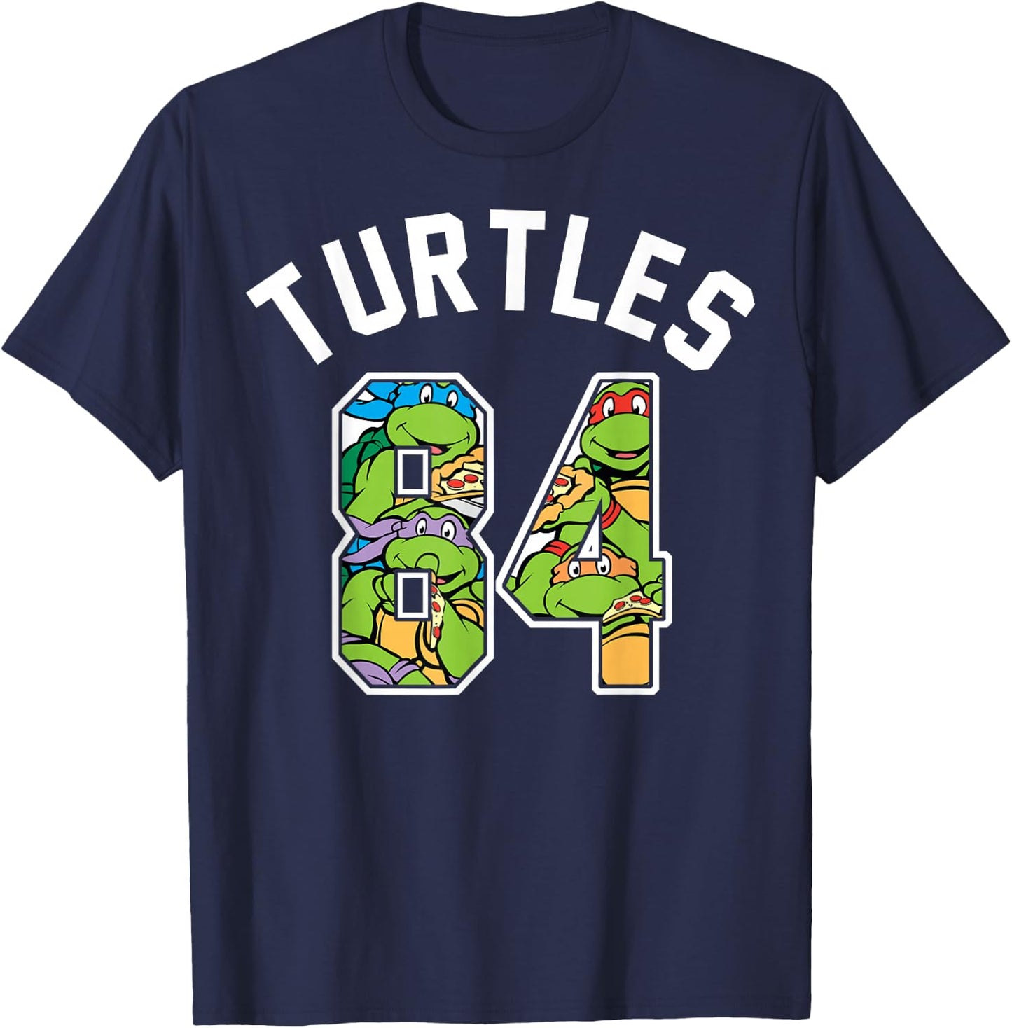 Teenage Mutant Ninja Turtles 1984 Logo -Shirt T-Shirt - T-Shirt | Navy