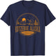 Vintage Kotzebue, Alaska Mountain Hiking Souvenir Print T-Shirt - T-Shirt | Navy