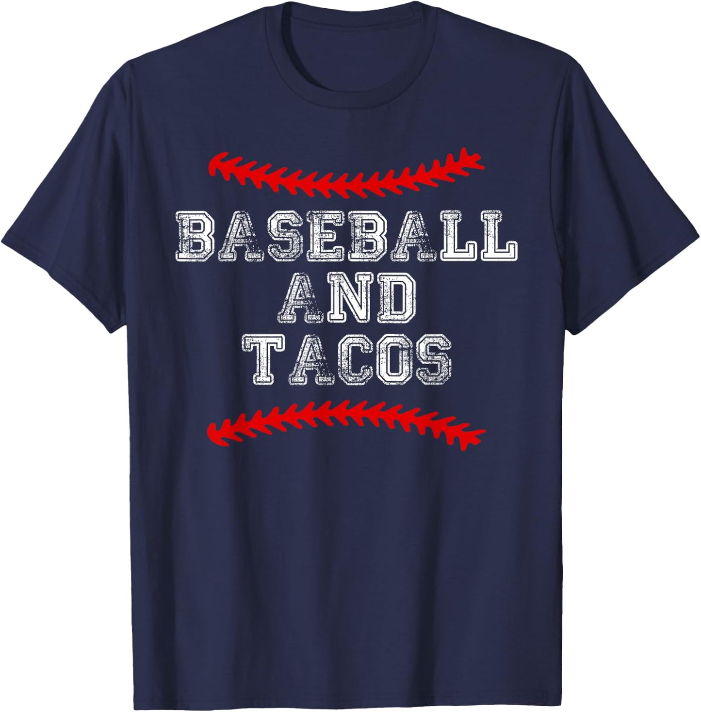 Baseball and Tacos T Shirt Catcher Pitcher Mom Kid Youth T-Shirt - T-Shirt | Navy