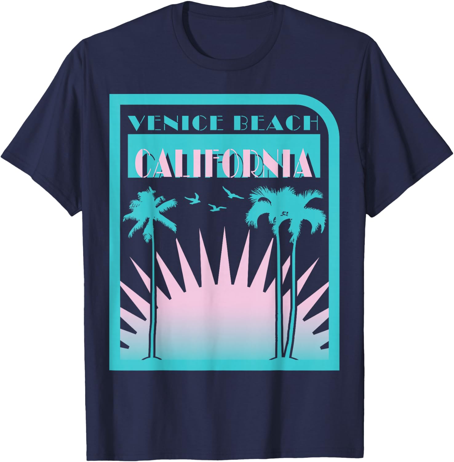 Venice Beach Muscle T shirts Women T-Shirt - T-Shirt | Navy