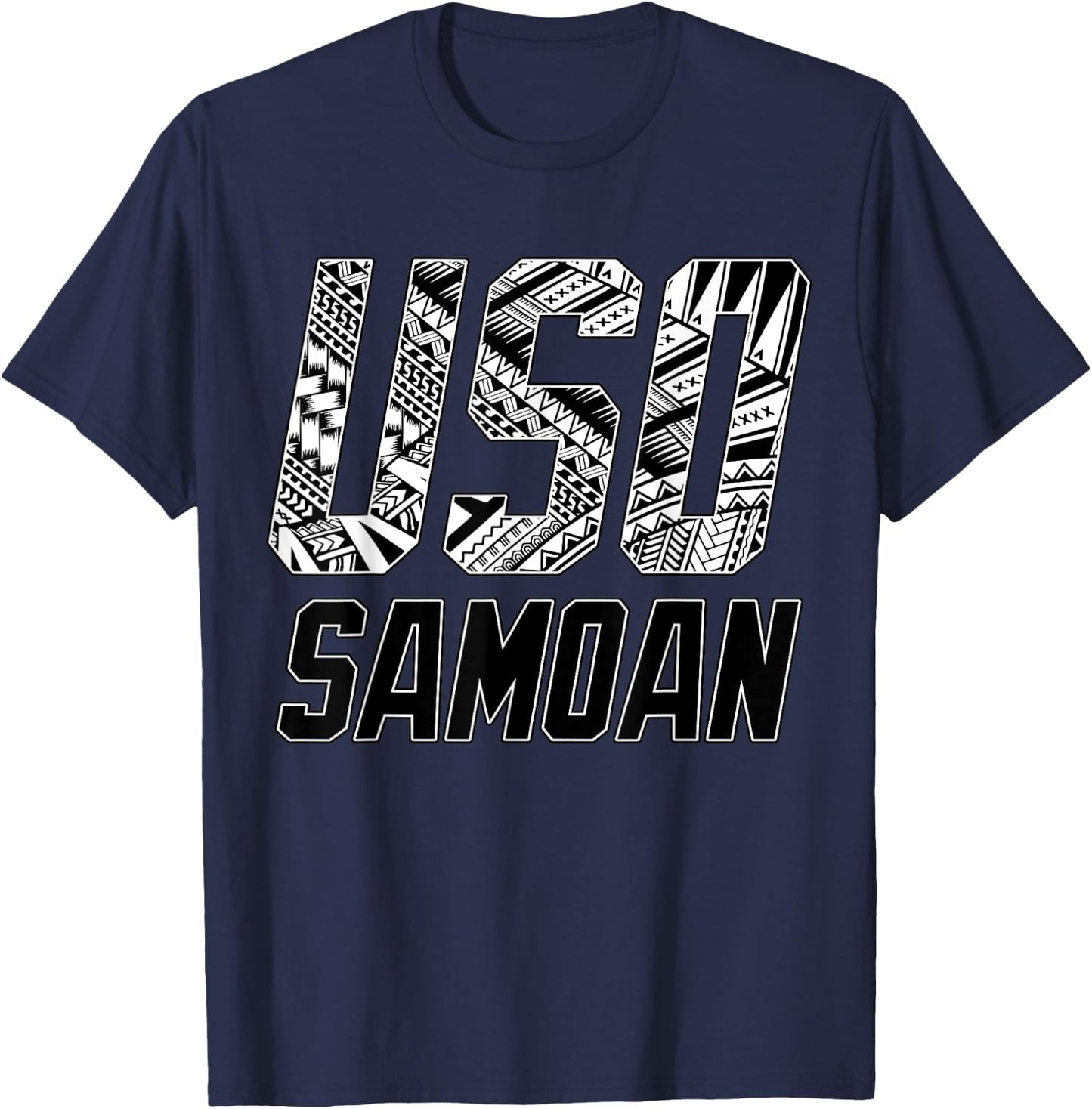 Uso Samoan T-Shirt - T-Shirt | Navy