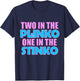 Two in the Plinko One in the Stinko T-Shirt - T-Shirt | Navy