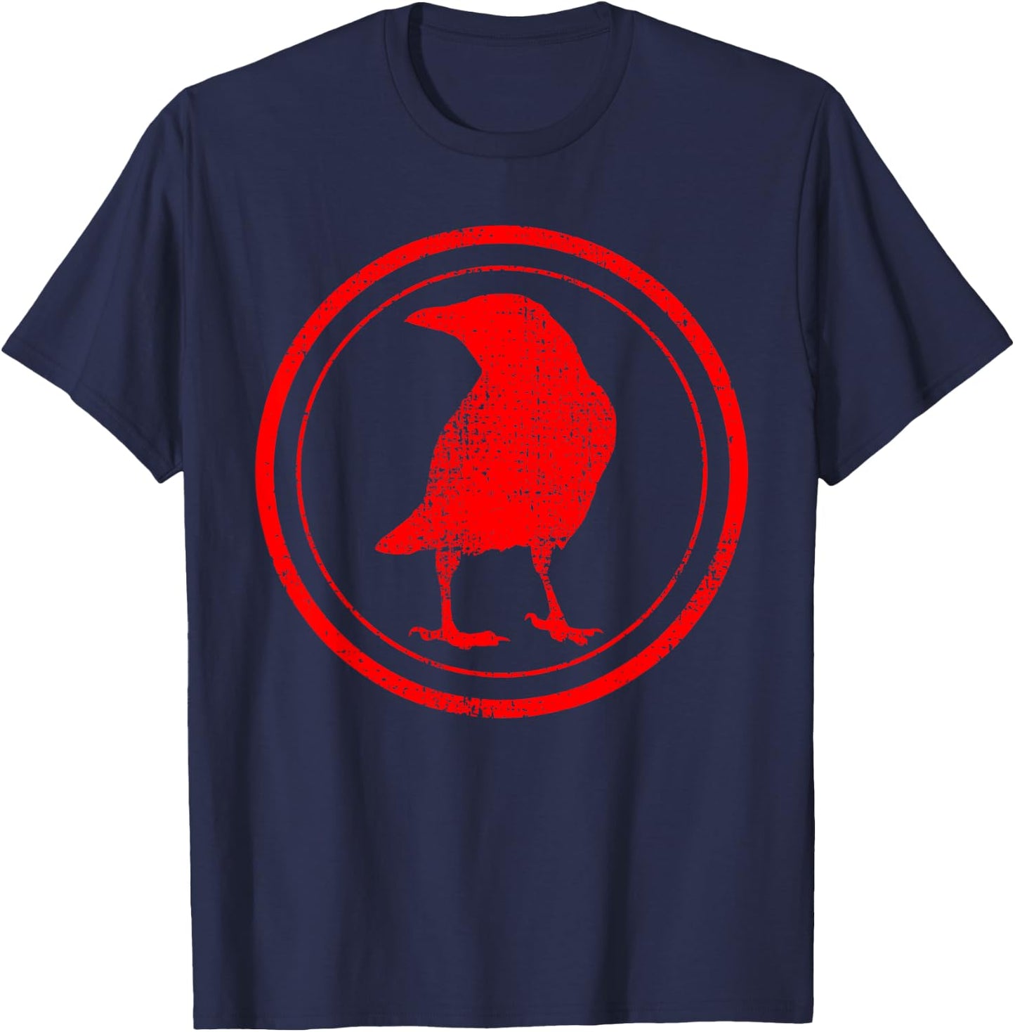 Crow Bird Lover T-Shirt - T-Shirt | Navy