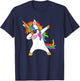 Dabbing Unicorn - Unicorn Dab - Unicorn Gift T-Shirt - T-Shirt | Navy
