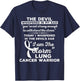 I Am the Storm Lung Cancer Warrior T-Shirt - T-Shirt | Navy