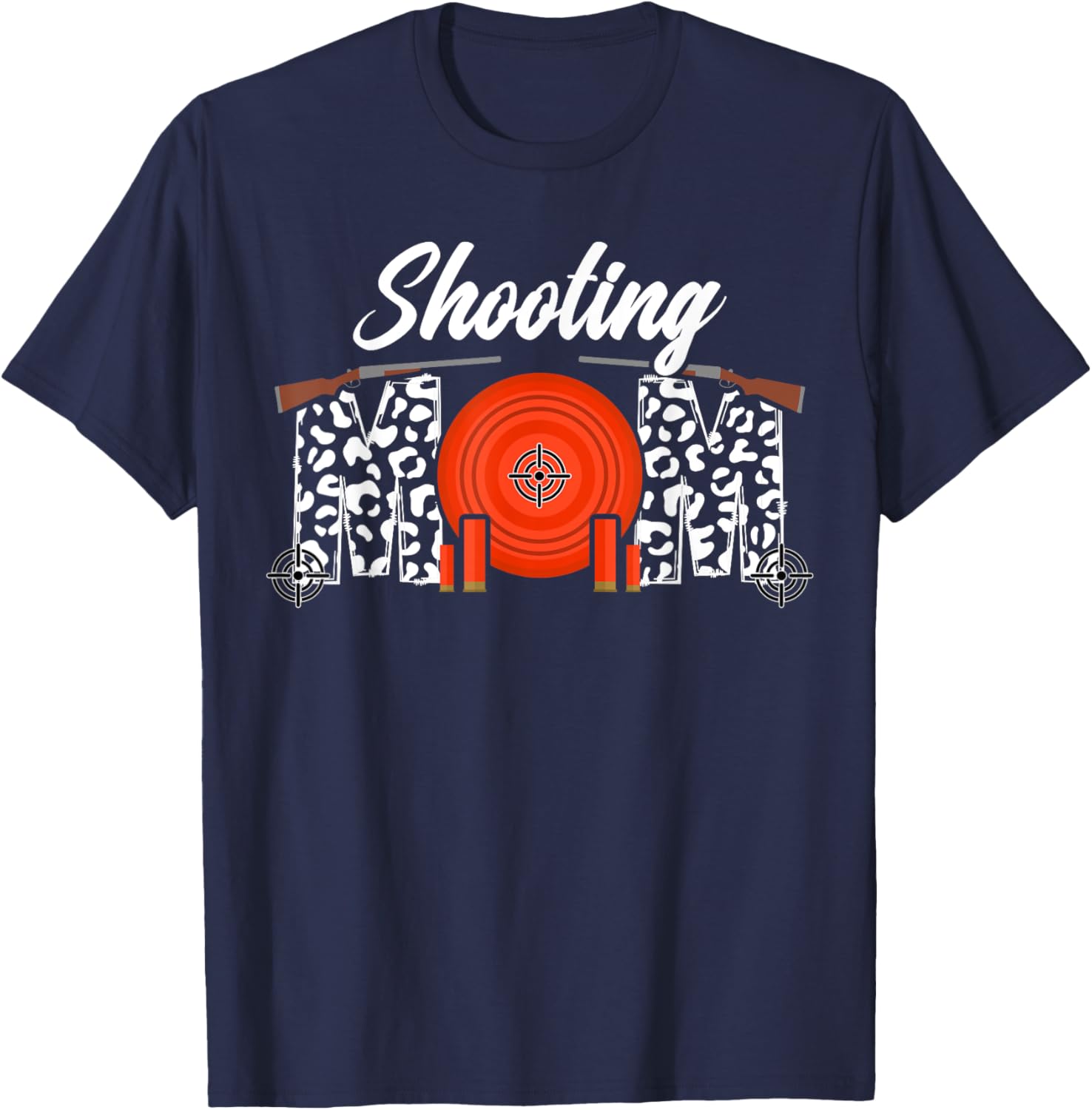 Trap Shooting Mom Trap Shooting Mother Trap Shooting Mama T-Shirt - T-Shirt | Navy