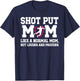 Shot Put Mom Definition Shot Putter Mom Shot Put Mother T-Shirt - T-Shirt | Navy