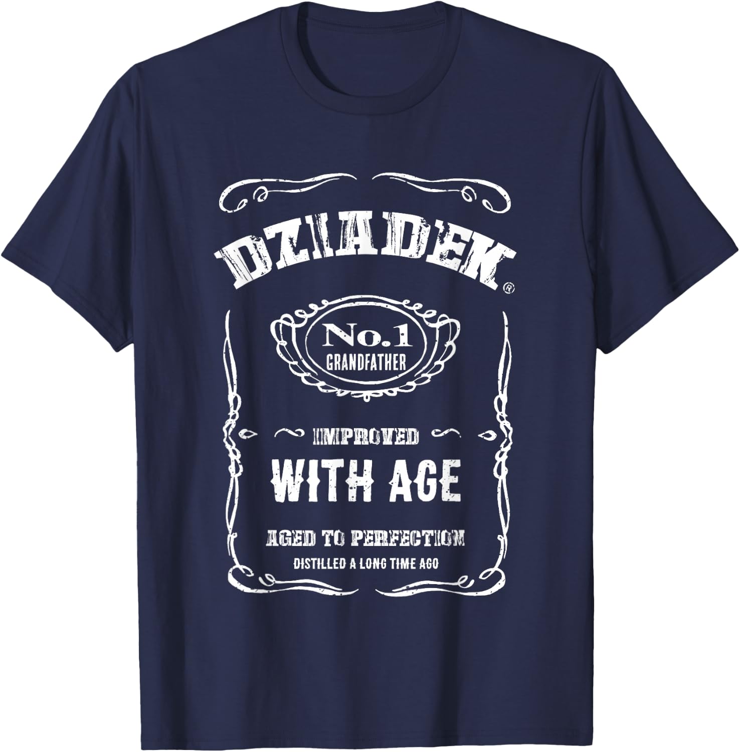 Vintage Dziadek! Polish Grandfather T-Shirt - T-Shirt | Navy