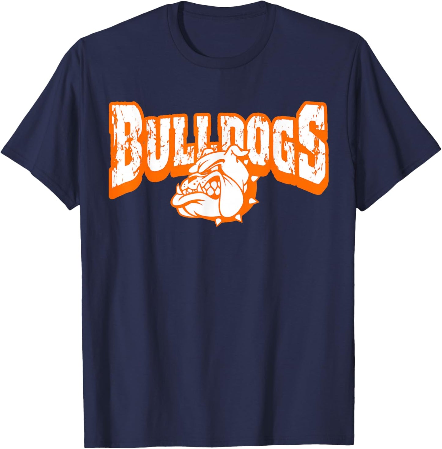 Bulldogs Back to School Spirit O T-Shirt - T-Shirt | Navy