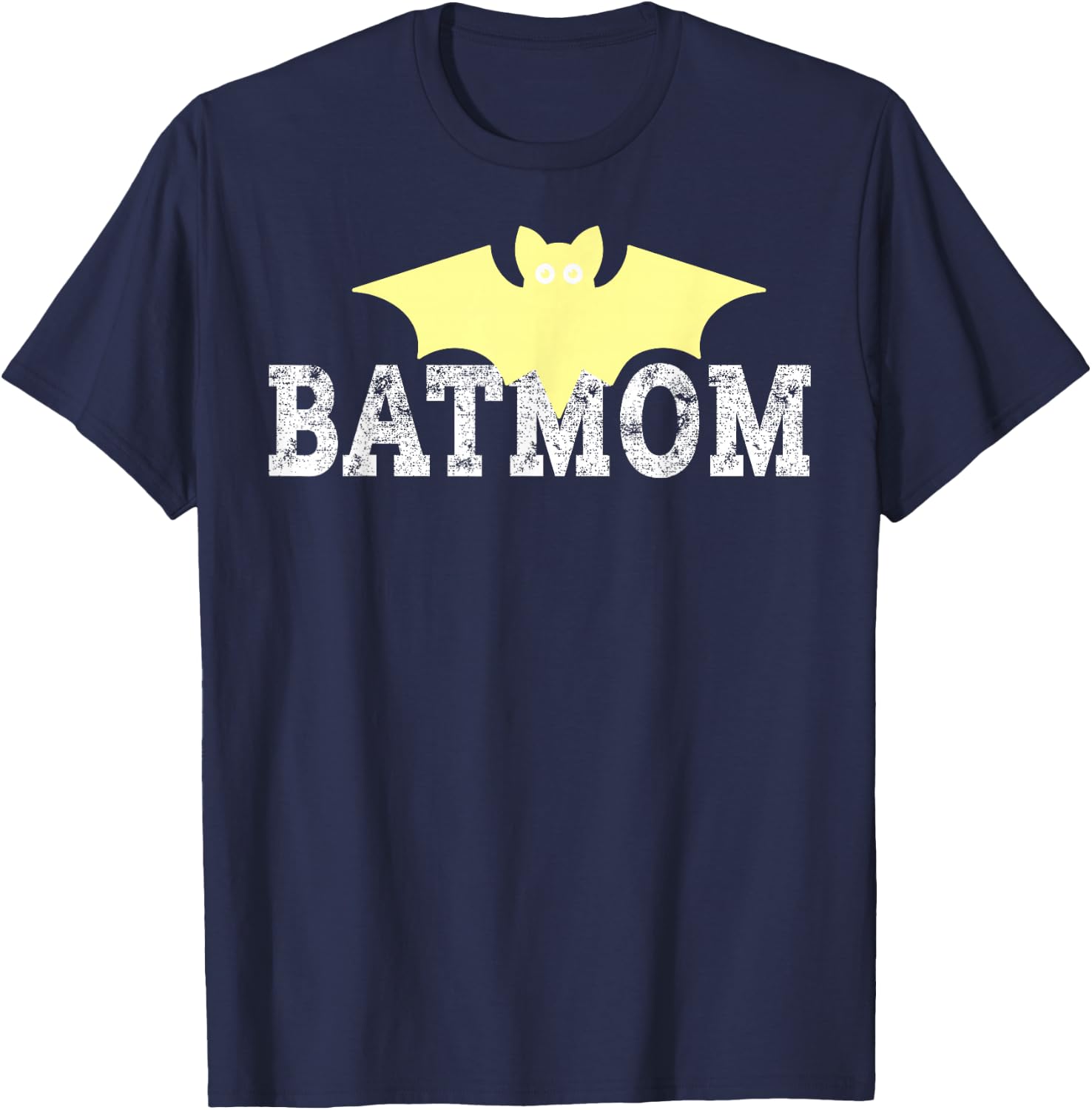 Batmom Mom T-Shirt - T-Shirt | Navy