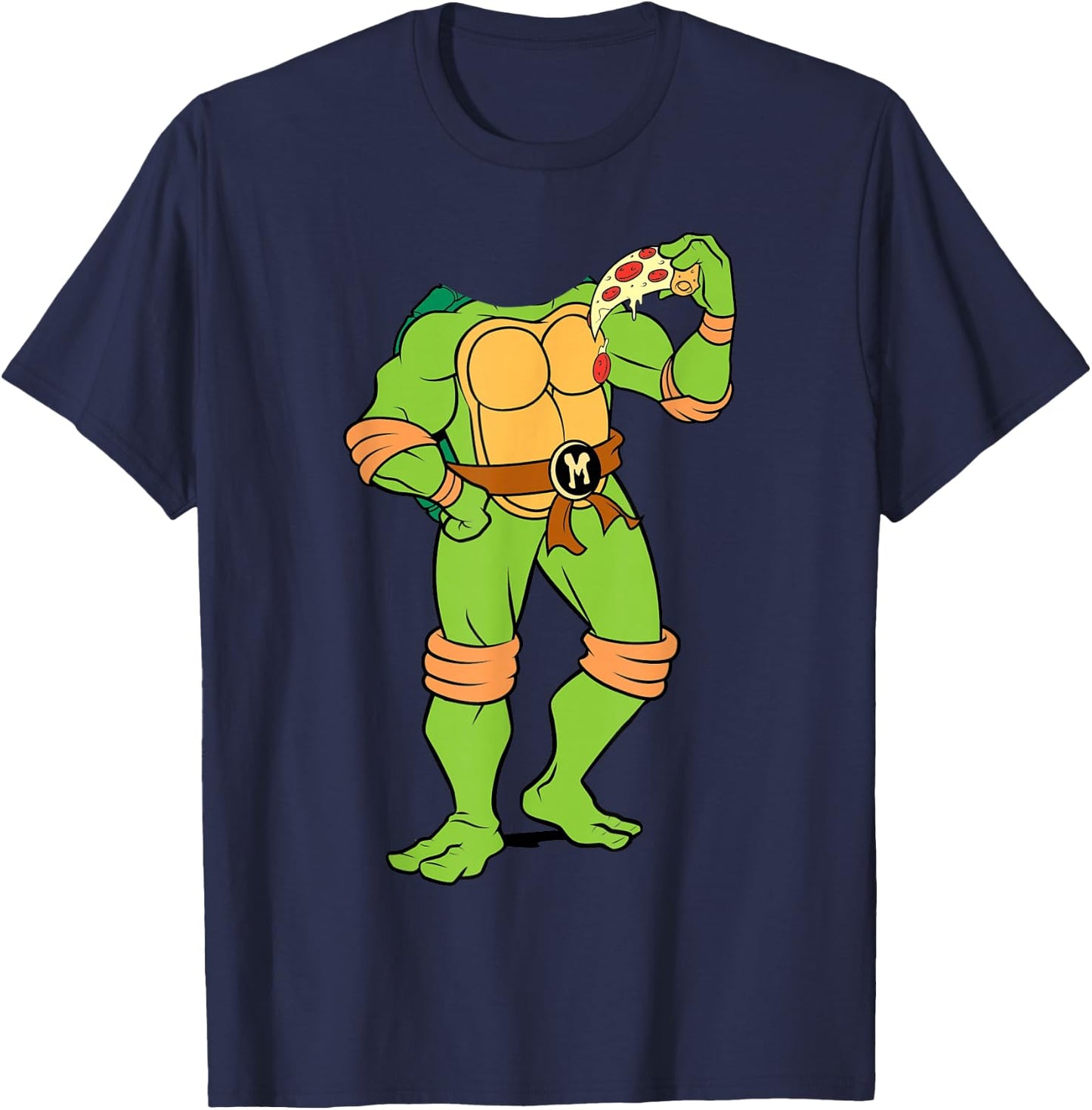TMNT Michelangelo Headless T-Shirt - T-Shirt | Navy