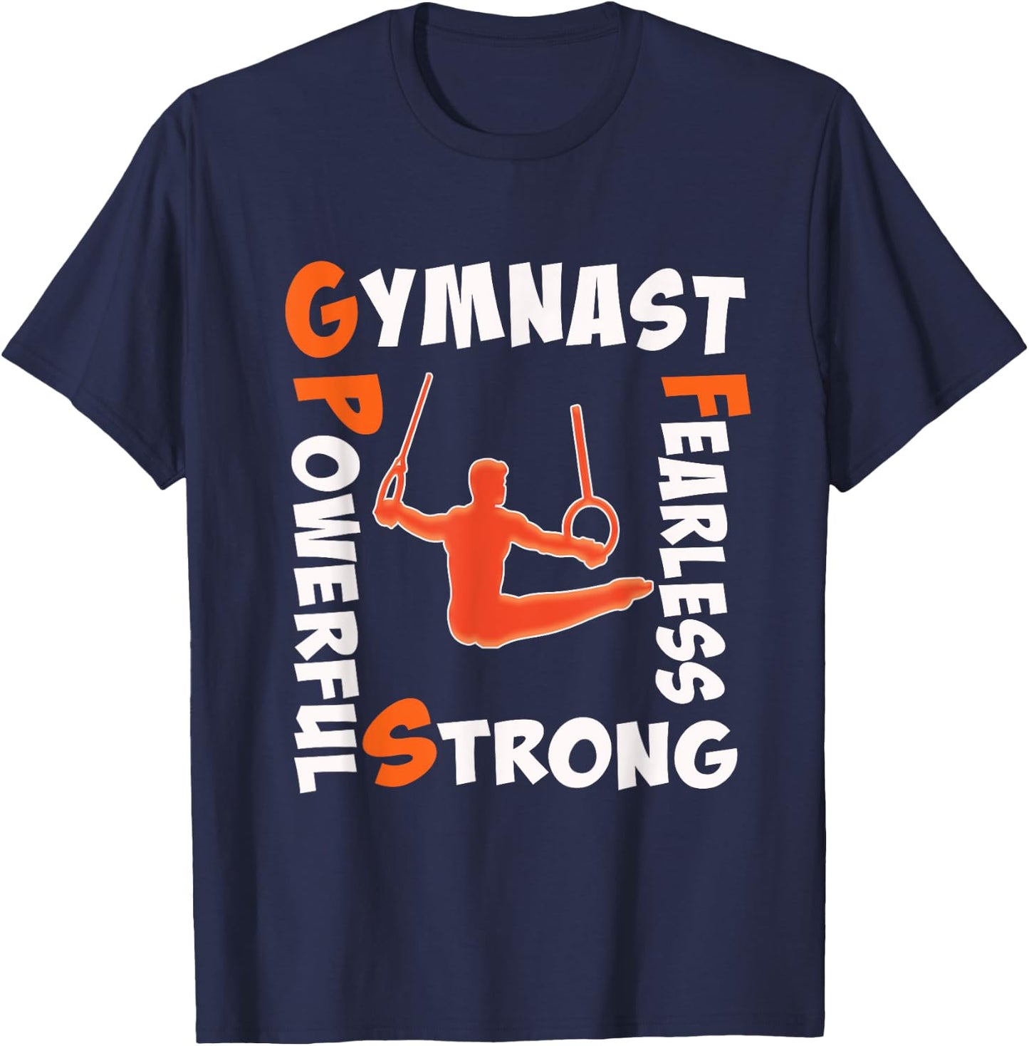 Top Best Funny Boys & Gymnastics Strong Gift T-Shirt - T-Shirt | Navy
