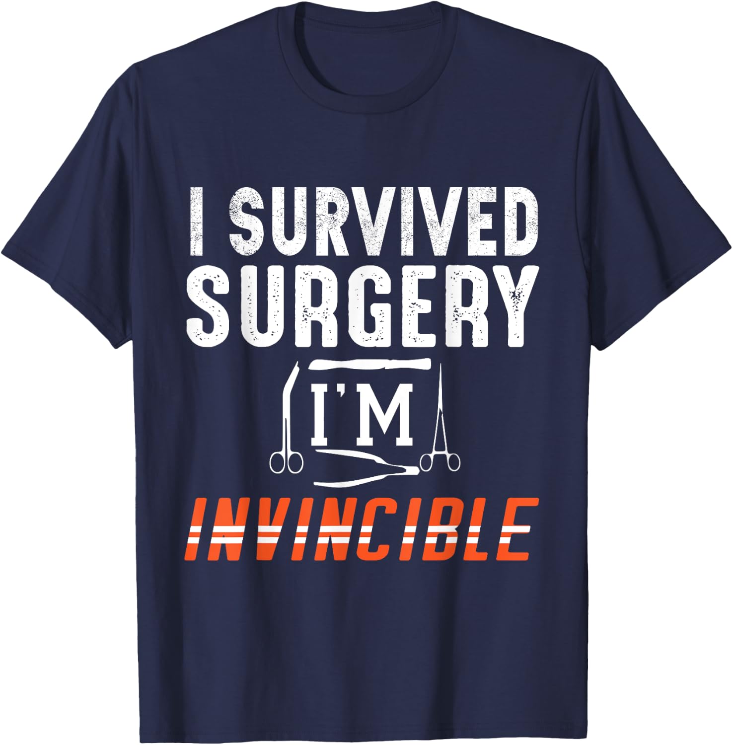 Funny Surgery Shirt Post Recovery Get Well Soon Basket T-Shirt - T-Shirt | Navy