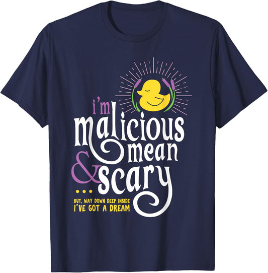 The Snuggly Duckling Malicious, Mean & Scary T-Shirt - T-Shirt | Navy