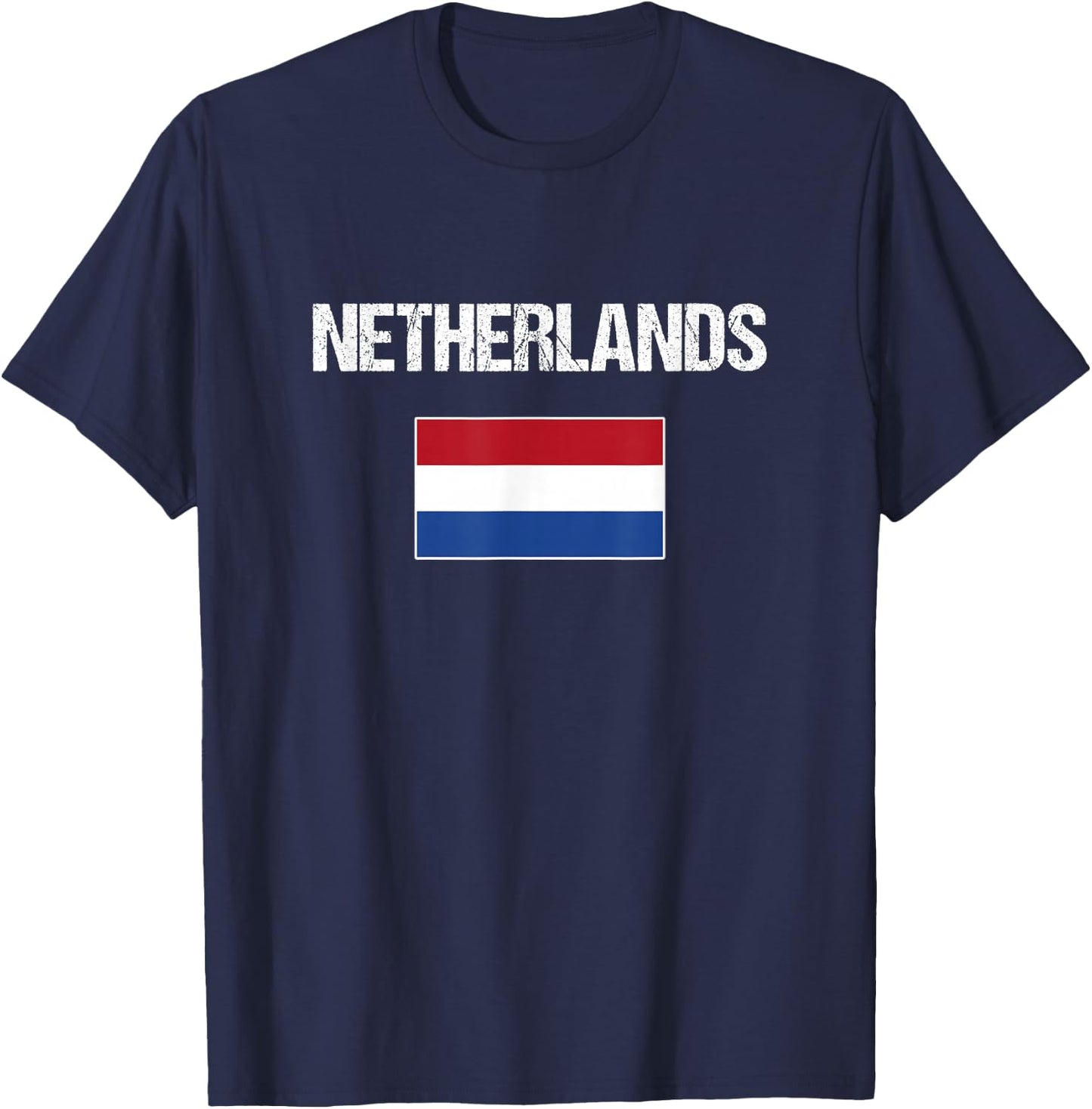 Netherlands Dutch Flag Women Youth Kids T-Shirt - T-Shirt | Navy