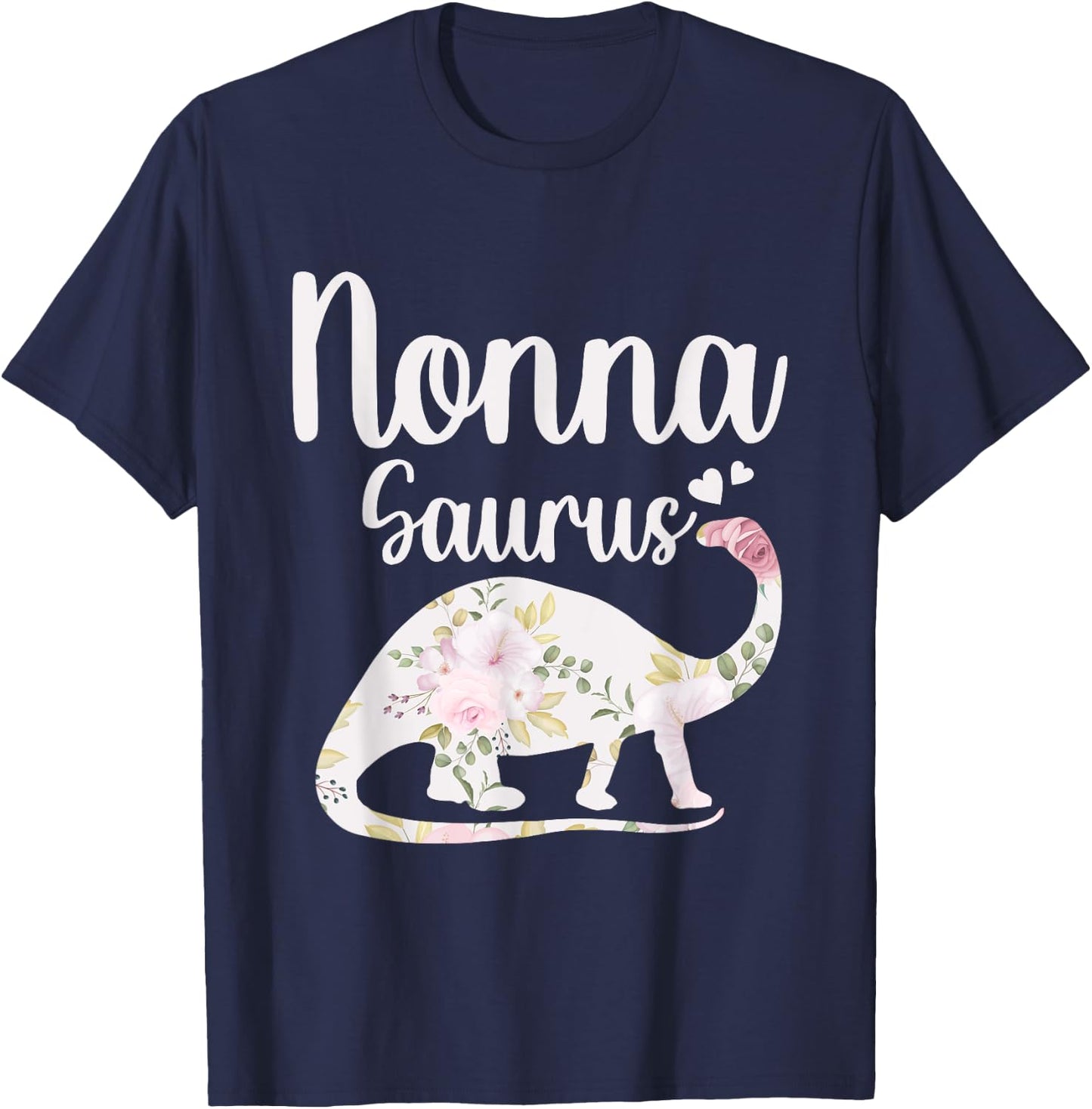 NOnna Saurus Grandma Mother's Day Thanksgiving Christmas T-Shirt - T-Shirt | Navy