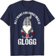 Scandinavian Glogg Tomte Christmas Drinking T-Shirt - T-Shirt | Navy