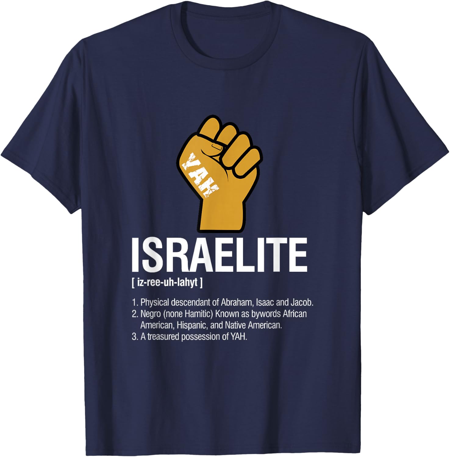 Israelite Definition T-Shirt - T-Shirt | Navy