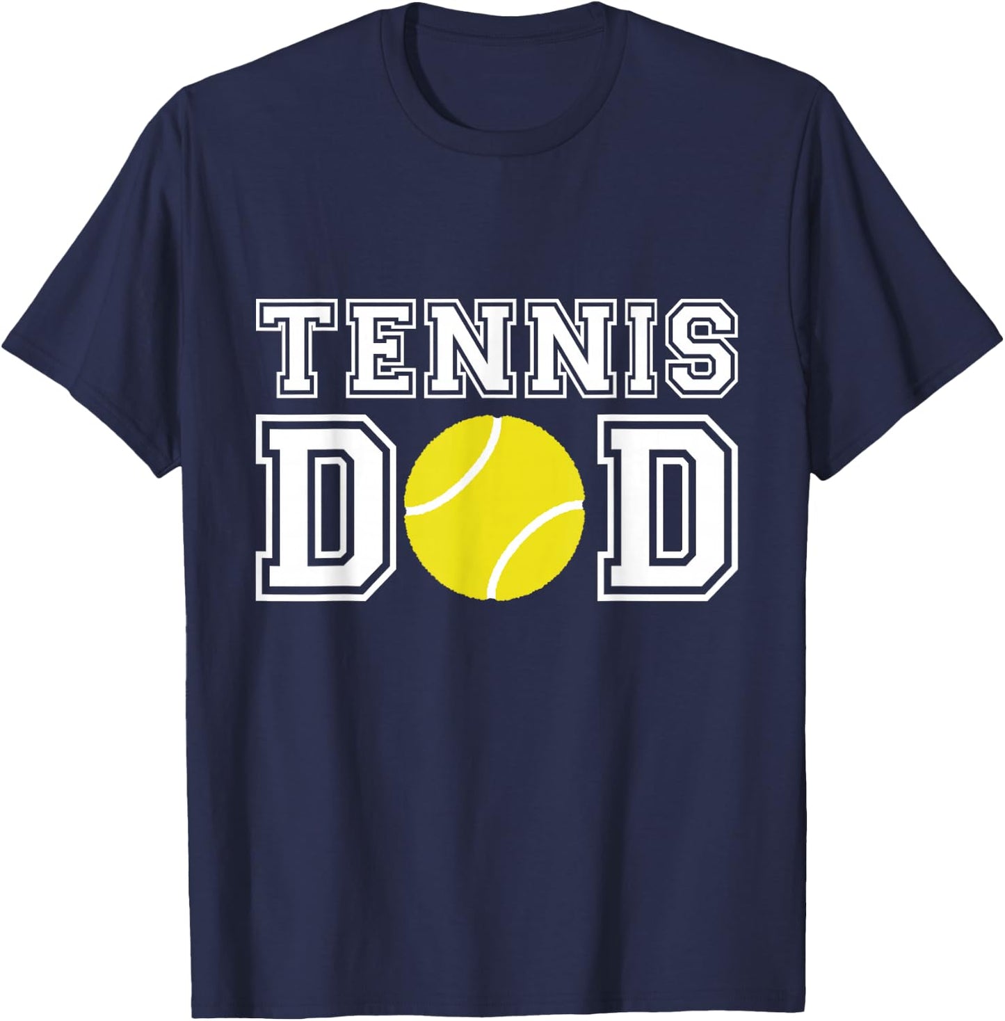 Tennis Dad Tennis Gift Father Dad Tennis Gift T-Shirt - T-Shirt | Navy
