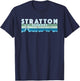 Stratton Vermont Ski /Retro Vintage Stratton T-Shirt - T-Shirt | Navy