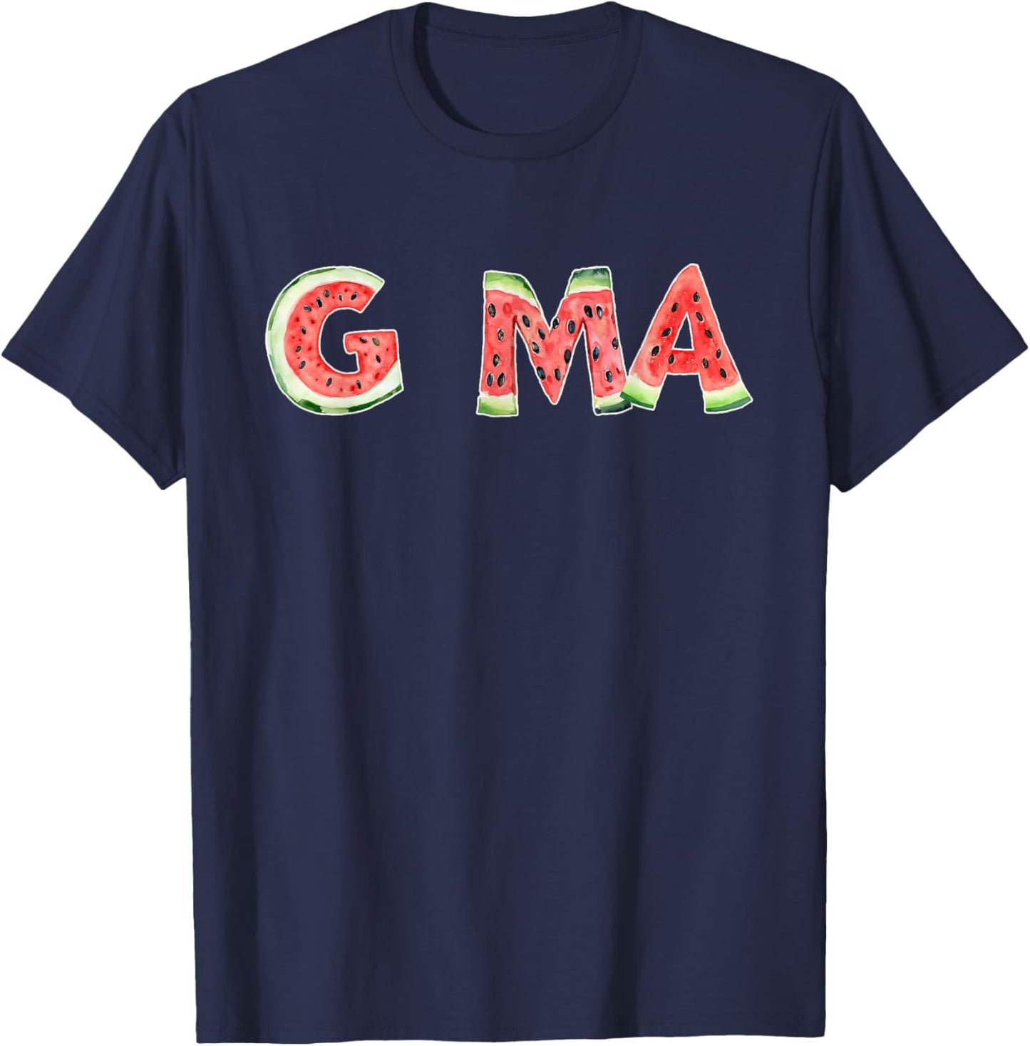 Summer Watermelon G-Ma Birthday Party T-Shirt - T-Shirt | Navy
