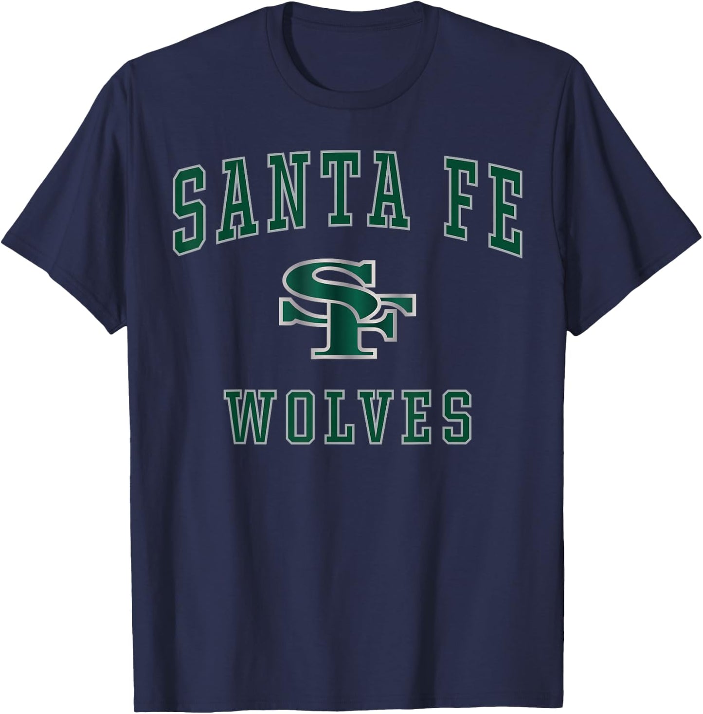 Santa Fe High School Wolves T-Shirt - T-Shirt | Navy