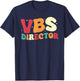 Vacation Bible School Groovy VBS Director T-Shirt - T-Shirt | Navy