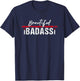 Beautiful Badass Lipstick Ammo T-Shirt - T-Shirt | Navy