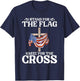 USA Flag Religious Quote 4th of July for Christian Faith T-Shirt - T-Shirt | Navy