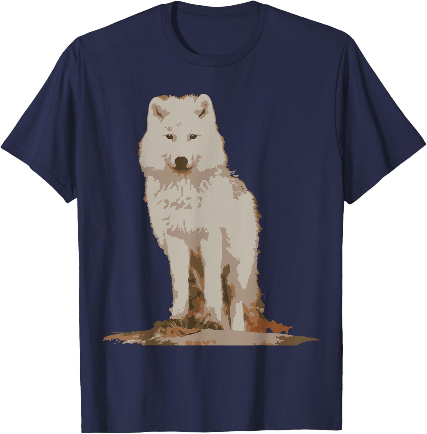 White Wolf T shirt T-Shirt - T-Shirt | Navy
