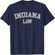 Indiana Lawyer, Attorney Bar Graduate School Law Gift T-Shirt - T-Shirt | Navy