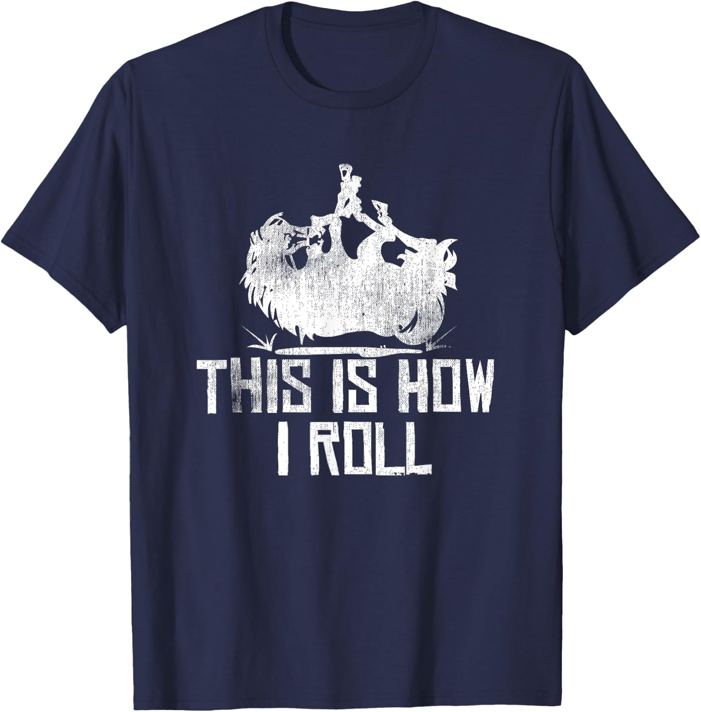 This Is How I Roll Horse Lover Horseback Riding Equestrian T-Shirt - T-Shirt | Navy