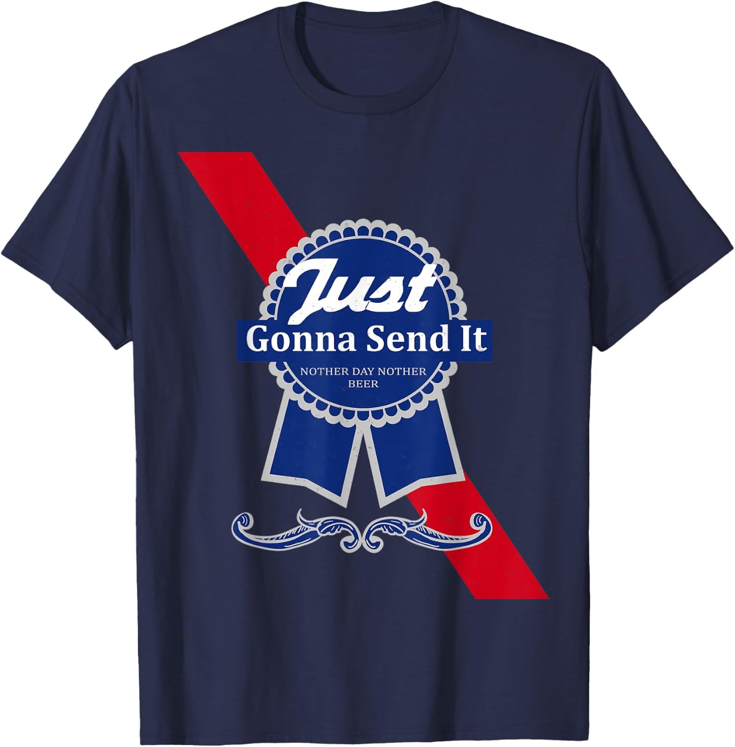 Just Gonna Send It T-Shirt - T-Shirt | Navy