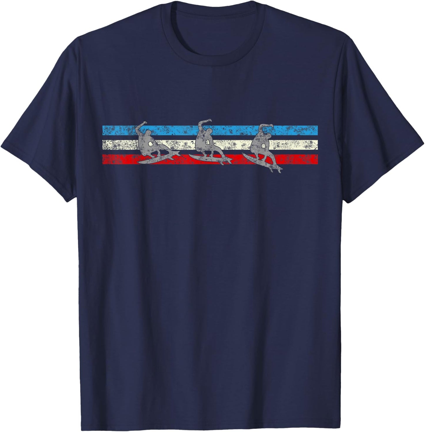 Wakesurf Wake Surf Wakesurfing T-Shirt - T-Shirt | Navy