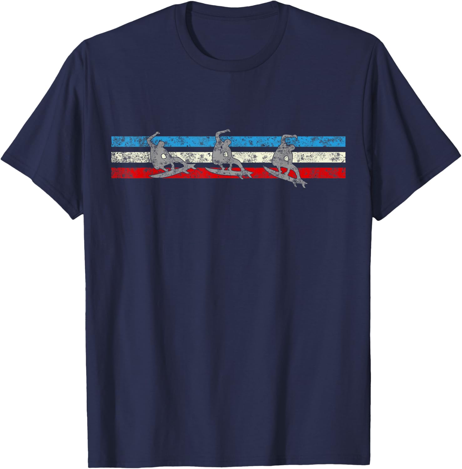 Wakesurf Wake Surf Wakesurfing T-Shirt - T-Shirt | Navy