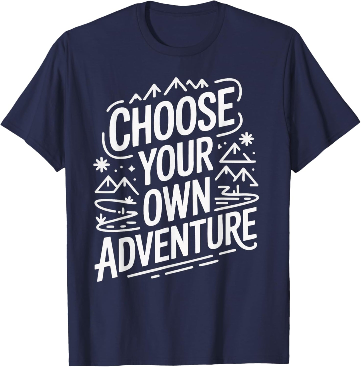 Choose Your Own Adventure T-Shirt - T-Shirt | Navy