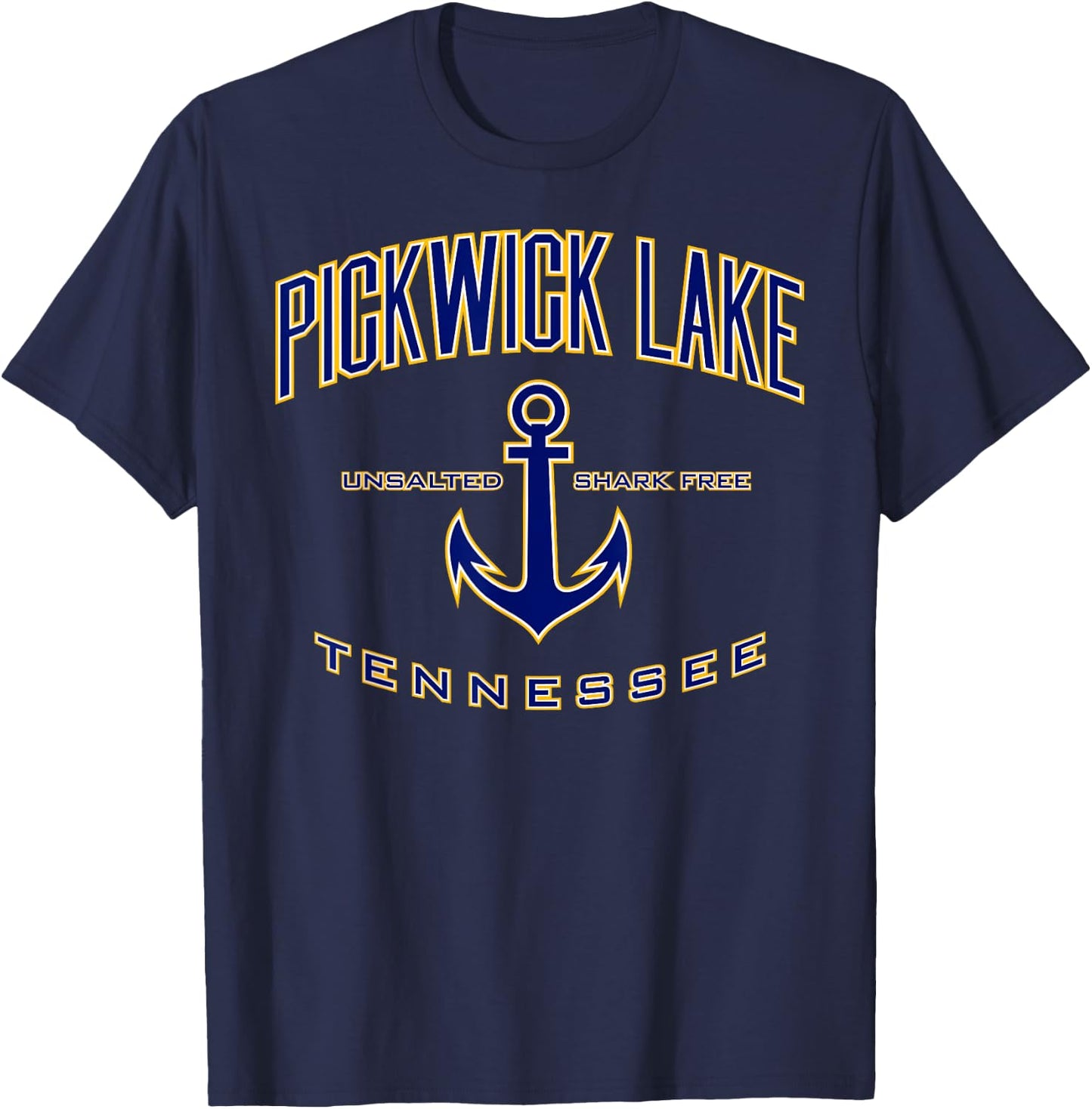 Pickwick Lake Shirt , Men, Girls & Boys T-Shirt - T-Shirt | Navy