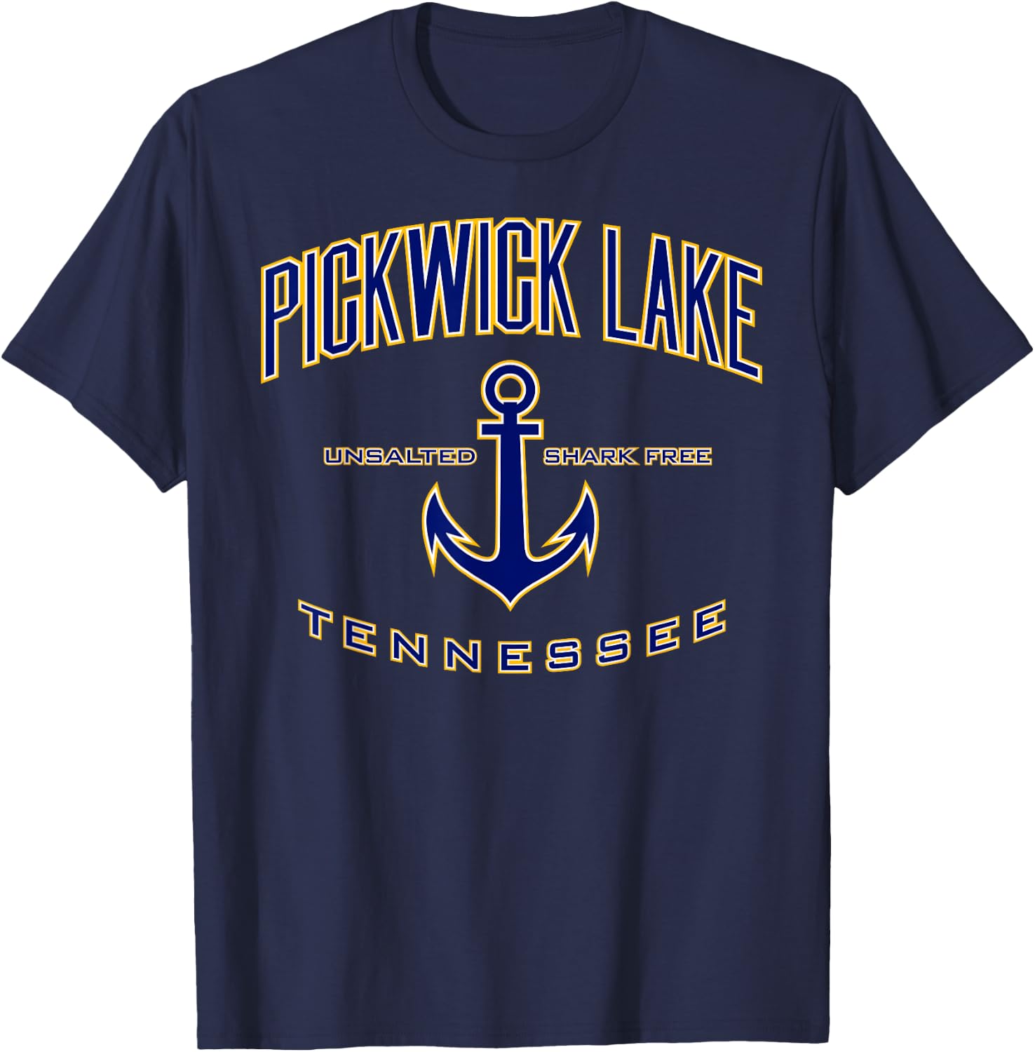 Pickwick Lake Shirt , Men, Girls & Boys T-Shirt - T-Shirt | Navy