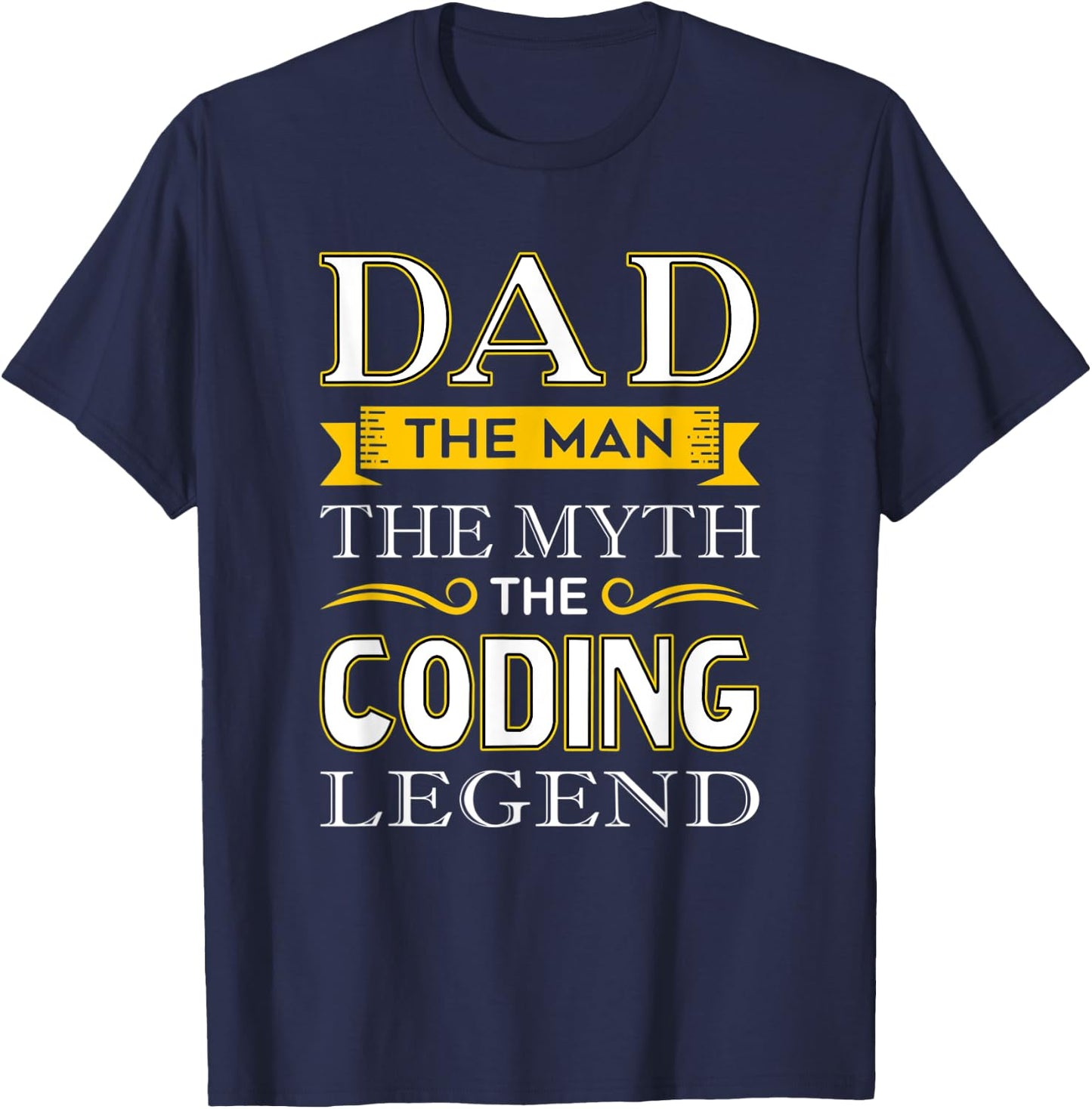 Coder Dad , Computer Coding Dad T-Shirt - T-Shirt | Navy