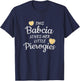 Polish Babcia Grandma loves little Pierogies Mother's Day T-Shirt - T-Shirt | Navy